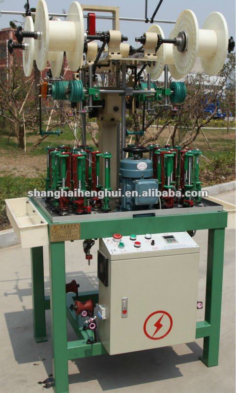 8 spindle/carrier rope/cord braiding machine