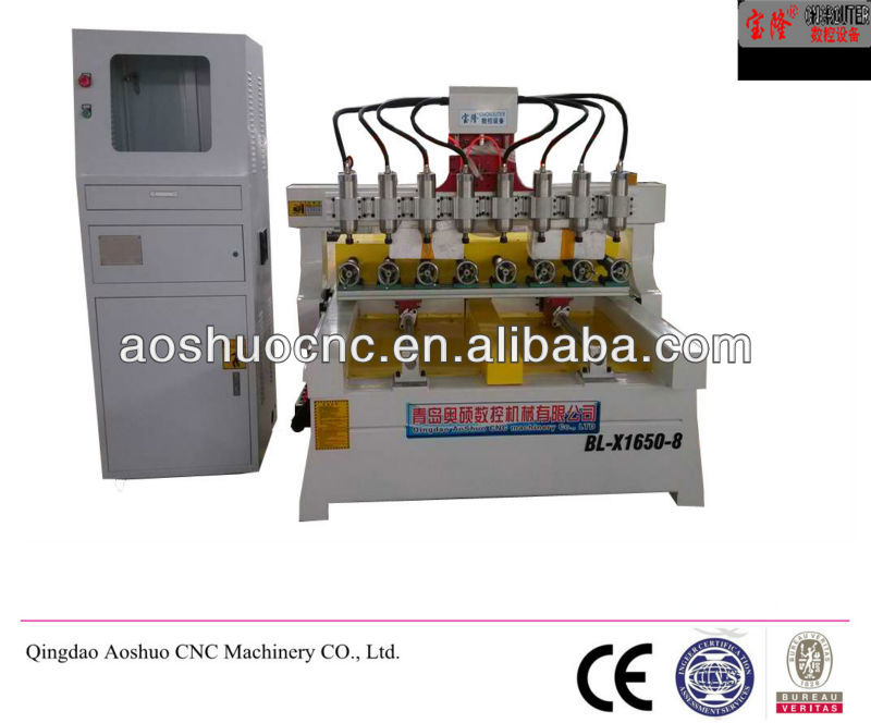 8 Spindle Cylindrical Wood Router Engraving Machine