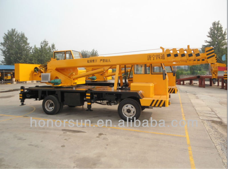 8 ton small truck crane with reliable quality and good price