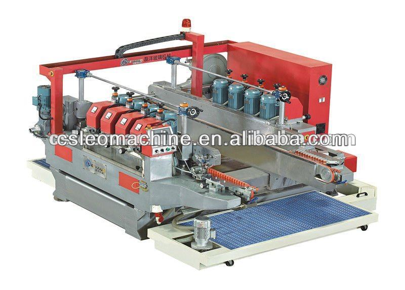 8 wheels Double Round edging/grinding machine