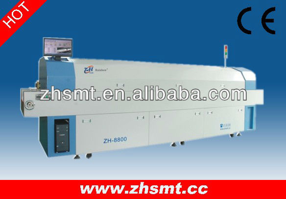 8 zones reflow oven/8800 reflow soldering machine/reflow solder