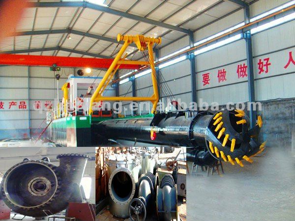 800~8000 CBM Non-self Propelled Dredger for dredging sand