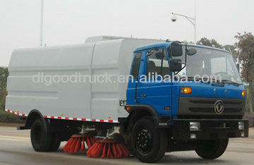 8000L Dongfeng 4x2 vaccum road sweeping machine