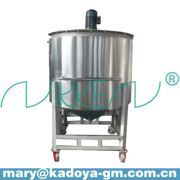 800L stainless steel mixing tank with steam heating jacket&mixer