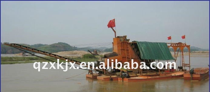 80cbm/h Small Gold Mining Dredge for sale