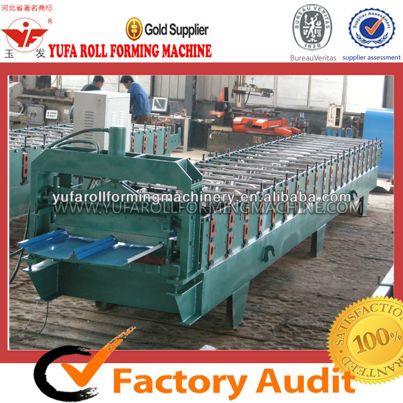 820 angle metal Joint Hidden Griped wall&roof cold roll forming machine