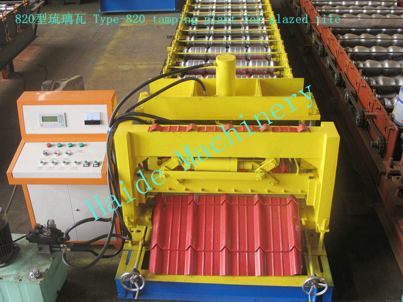 820 galzed tile roll forming machine