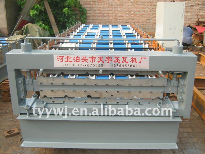 860/910 double layer roll forming machine