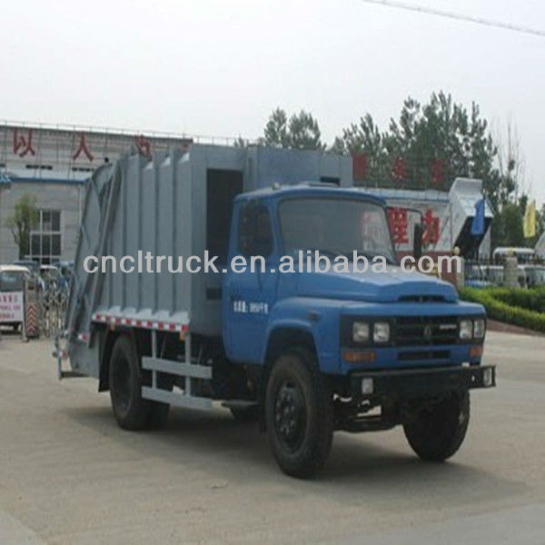 8cbm Dongfeng 140 garbage compactor truck