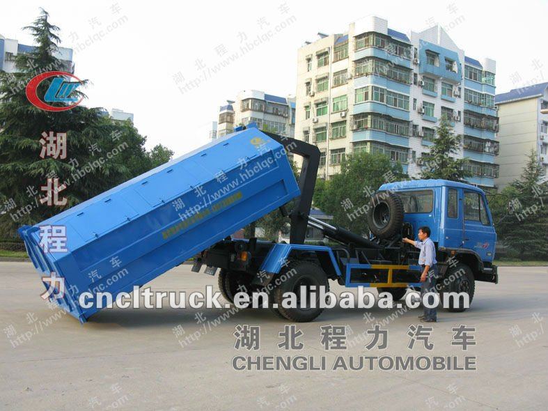 8cbm DongFeng 145 demountable garbage truck