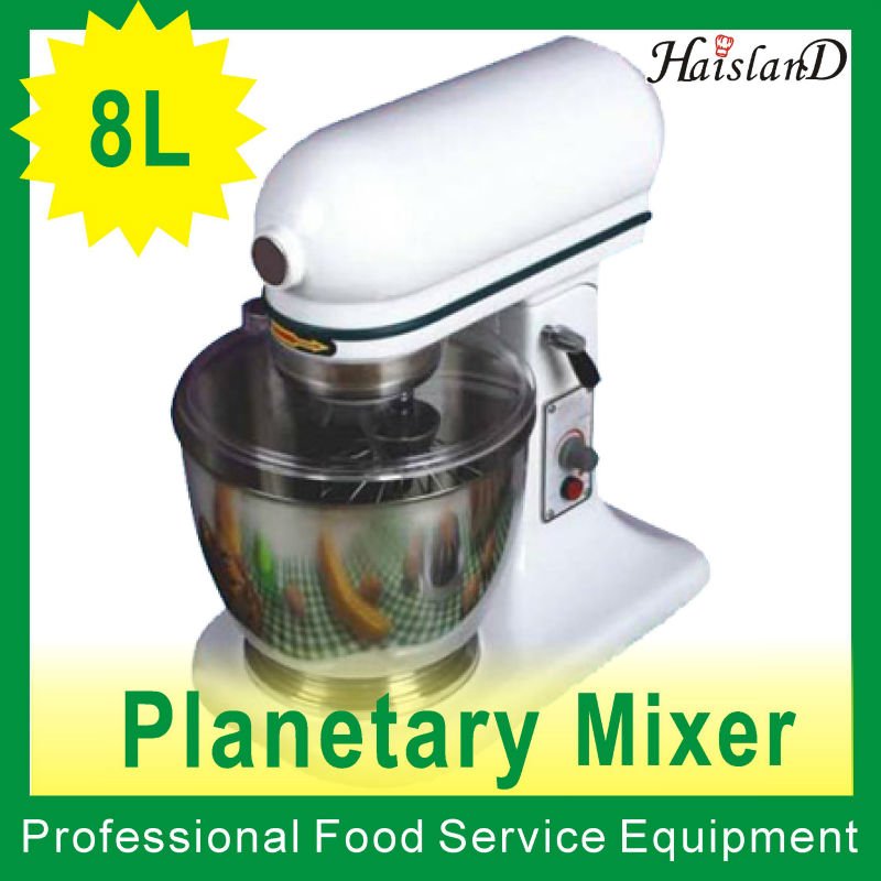 8L/Planetray mixer/haisland/with cover/CE approval/bakery equipment