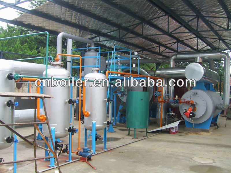 8T semi-automatic pyrolysis machine