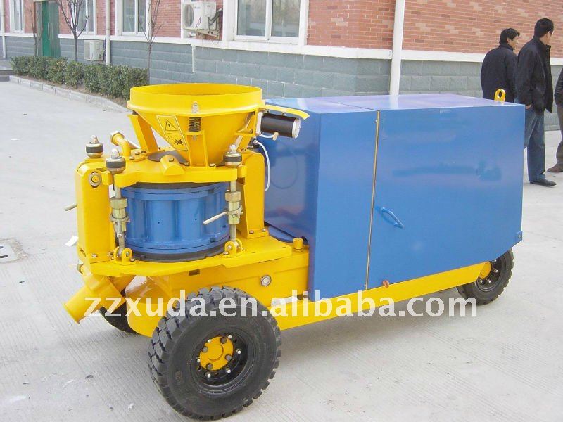 9 m3/h Diesel Dry-mix concrete spraying machine