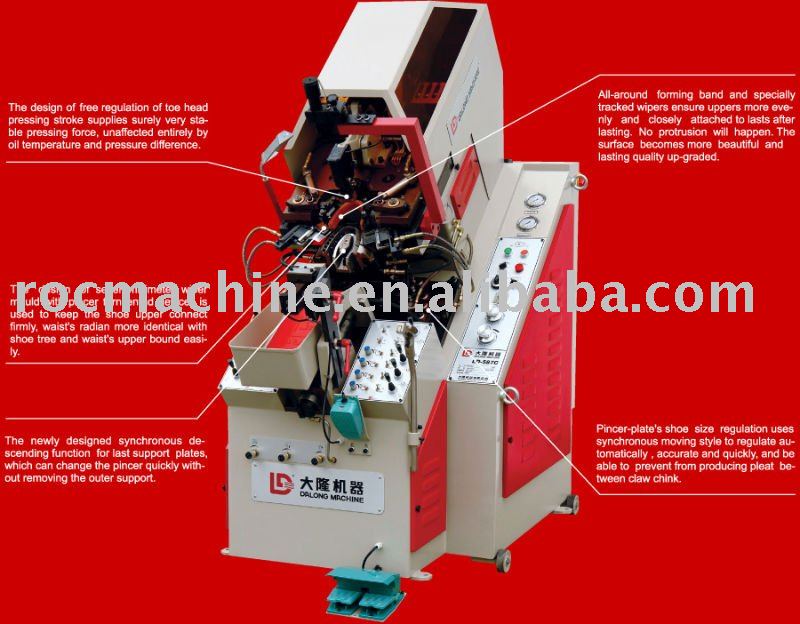 9-pincer Hydraulic Toe Lasting Machine(With Hot Melt)