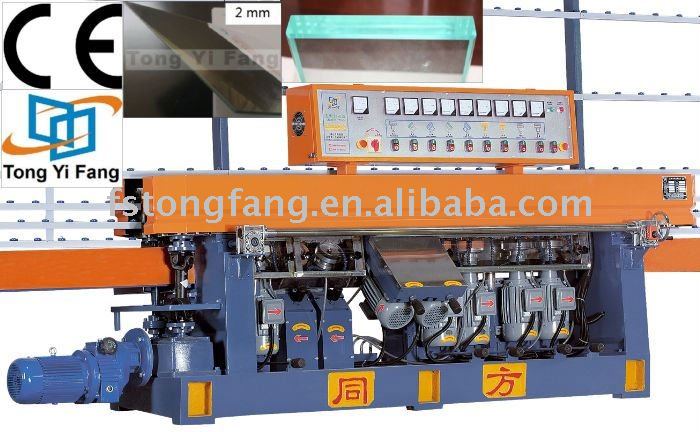 9 spindles Glass straight line edging machine