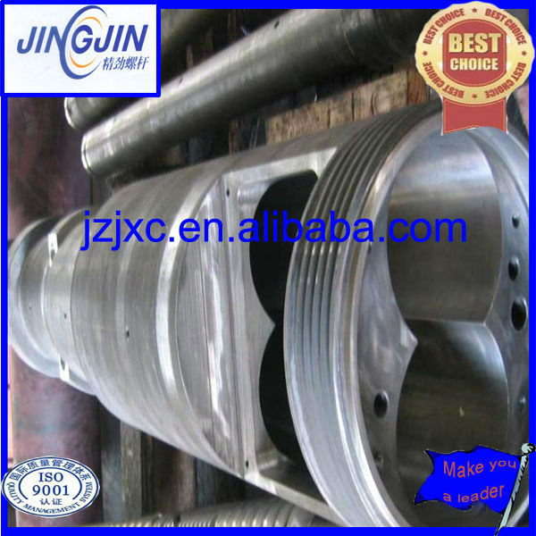 90mm bimetallic twin parallel screw barrel for compounding machine