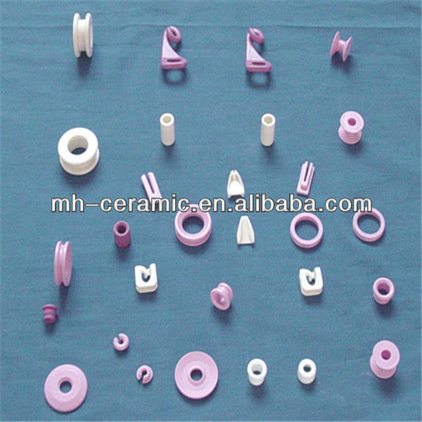 95% Alumina Red Textile Ceramic Parts