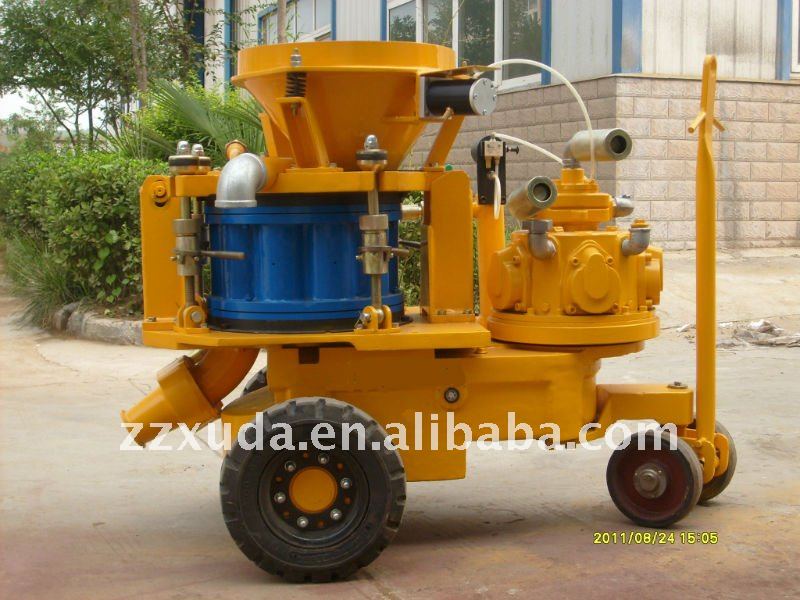 9m3/h Dry-mix shotcrete machine with air motor