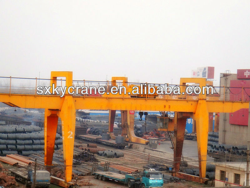 A model Double Girder box Gantry hook Crane on sale