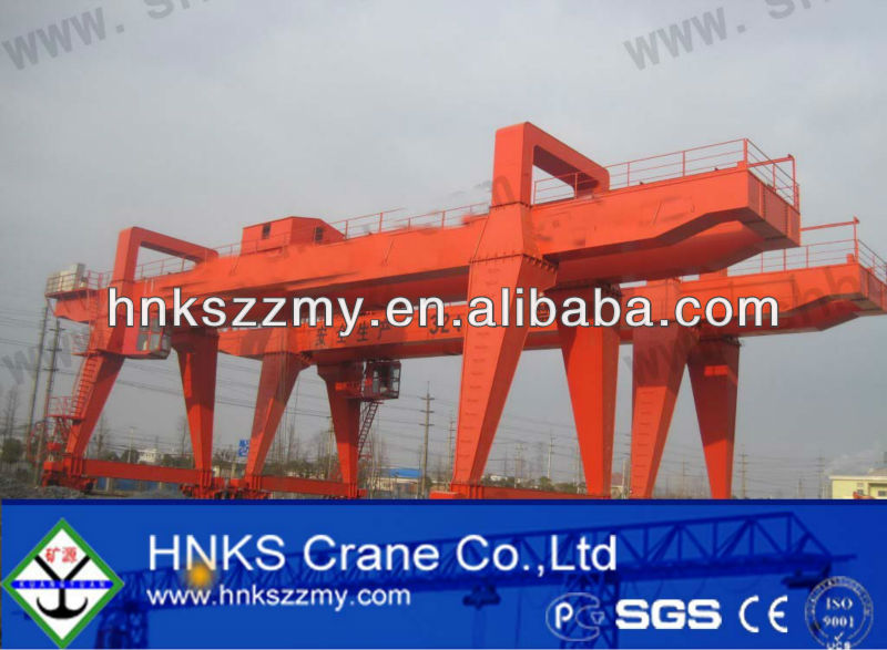 A Type double beams gantry crane with hook