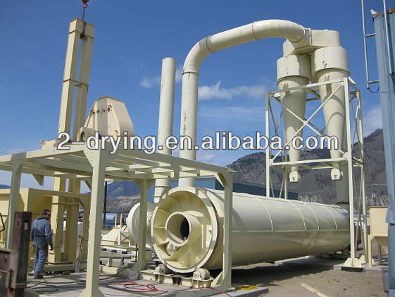 Active carbon drum dryer machine