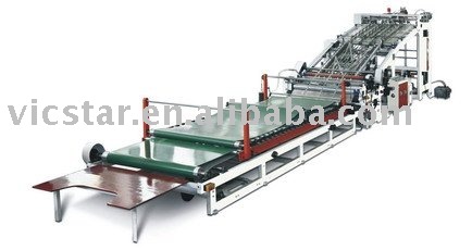 Adhesive paper lamination machine with auto feeder