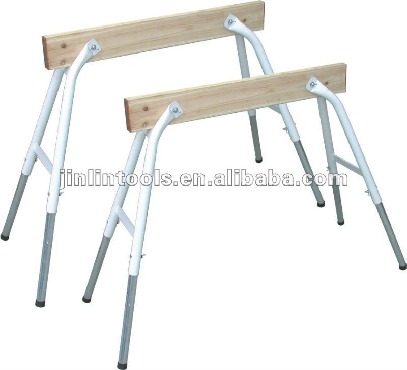 adjustable wooden saw horse