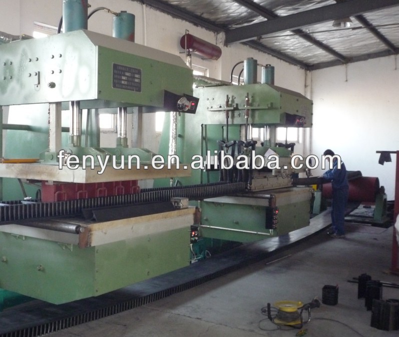 advanced corrugated rubber sidewall conveyer belt vulcanizing machine