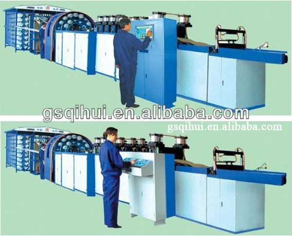 Advanced paper yarn compound sack-making machine