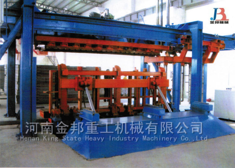 Advanced technology Ground or Air turn over process AAC block production line