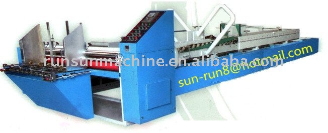 AFG Automatic Carton Box Folding Gluing Machine, Corrugated Cardboard Carton Box