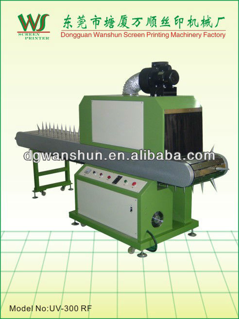 After printing curing infrared conveyor dryers WS-UV-300RF