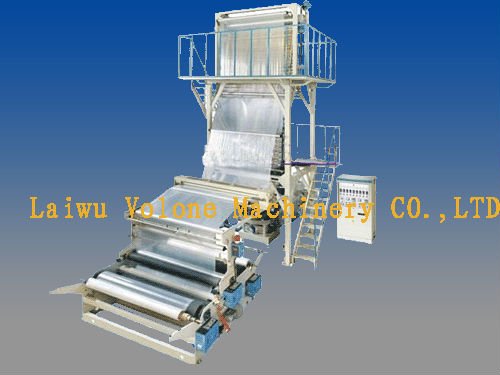 Agricultural mulching plastic extrusion unit