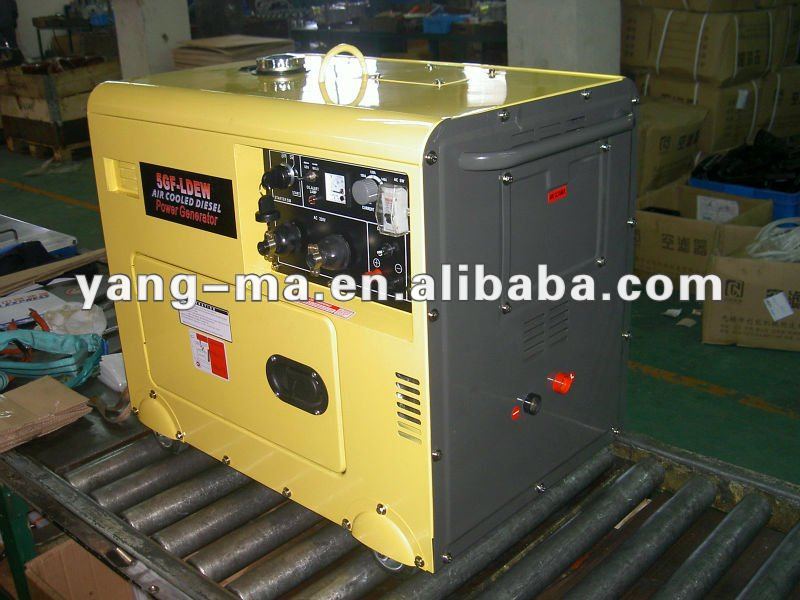 air cooled engine power generator set 200A 5KW 6KW diesel welding machine