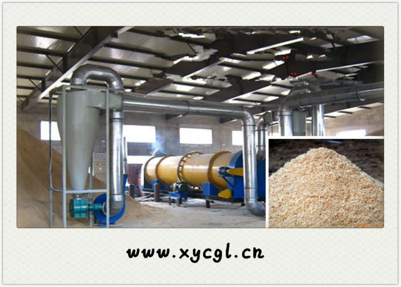 Air Flow Drying Machine For Wood Shavings