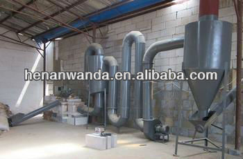 airflow dryer machine to dry wet wood sawdust