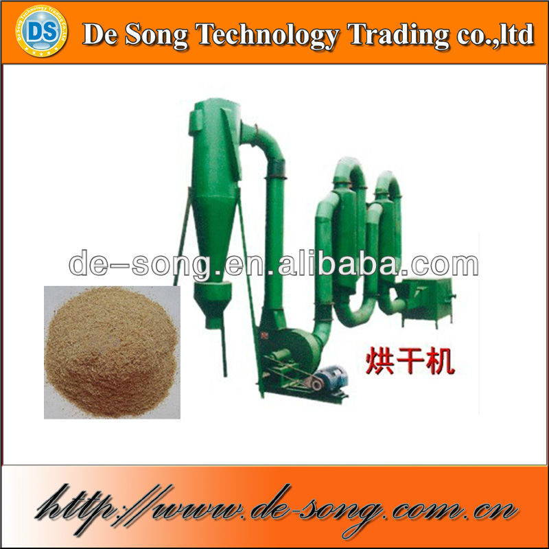 Airflow dryer wood sawdust pellet dryer with cyclone