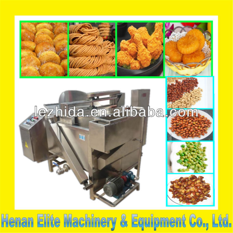 Alibaba express automatic commercial stainless steel oil-saving continuous deep fryer