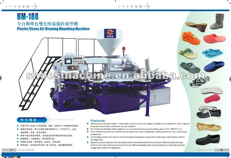 All Plastic Shoe Injection Moulding Machine