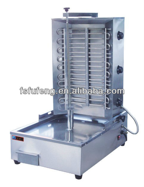 All Stainless Steel 3 Temperature Controller Electric Shawarma Machine FED-890