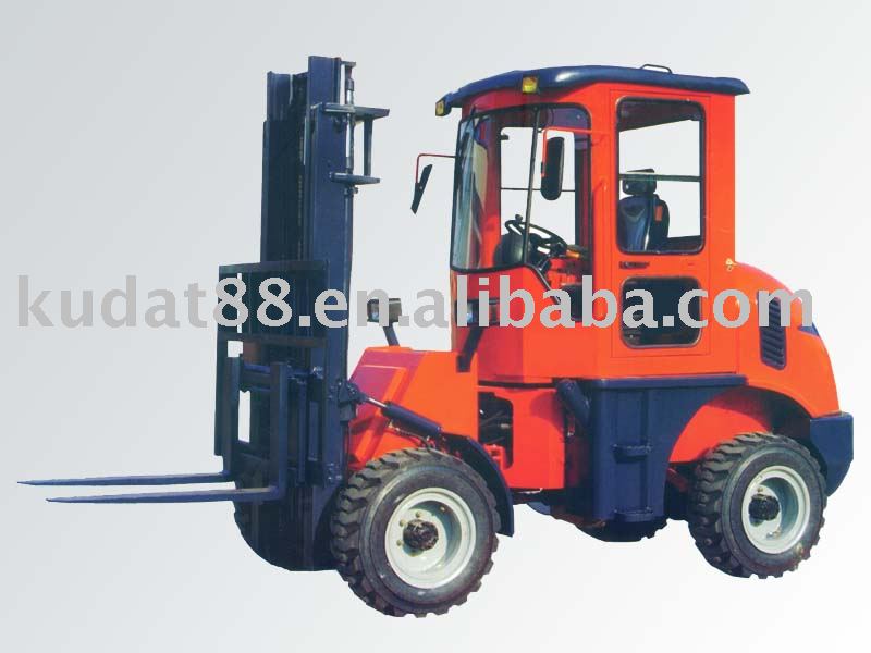 All Terrain Forklift (CPCY28small wheel loader)