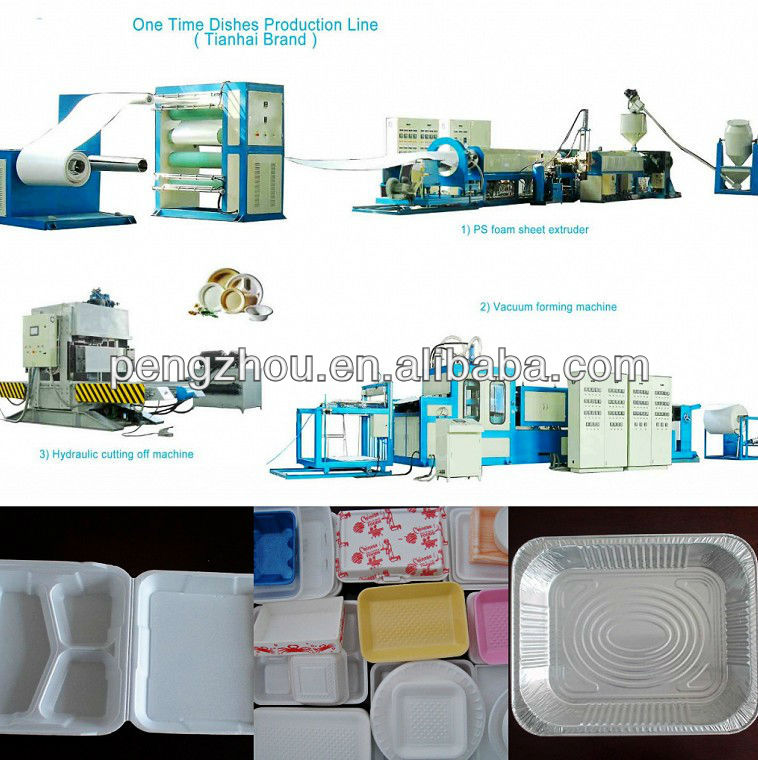 Aluminium Foil Food Container Making Machine