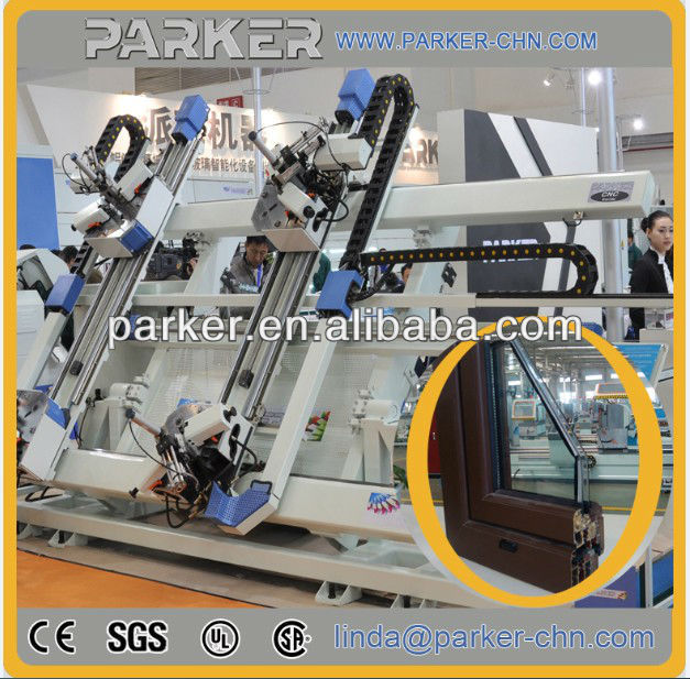 aluminium window machine/crimping machine/ automatic four head combining machine