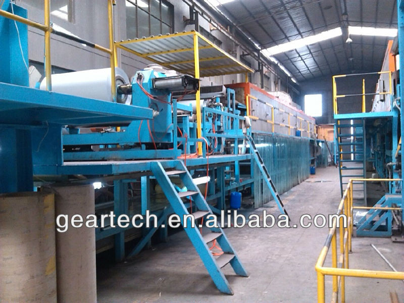 aluminum coil coating/painting/embossing production line for width 800-1600mm.