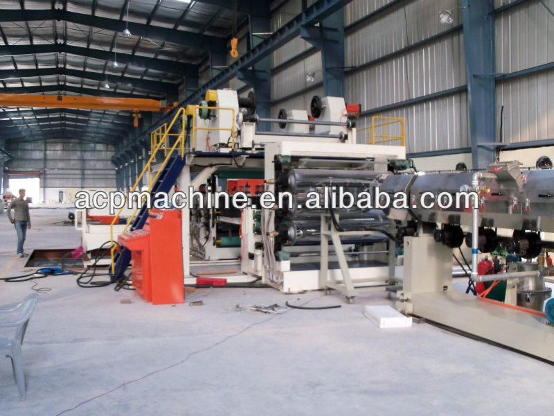 Aluminum compound panel production line