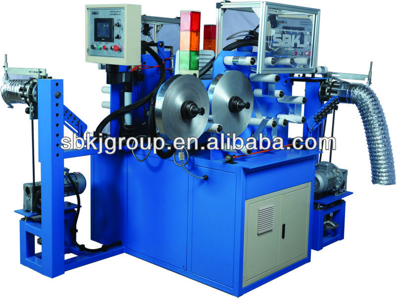 aluminum flexiable duct forming machine