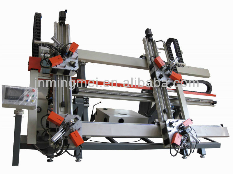 aluminum window machine four point crimping machine