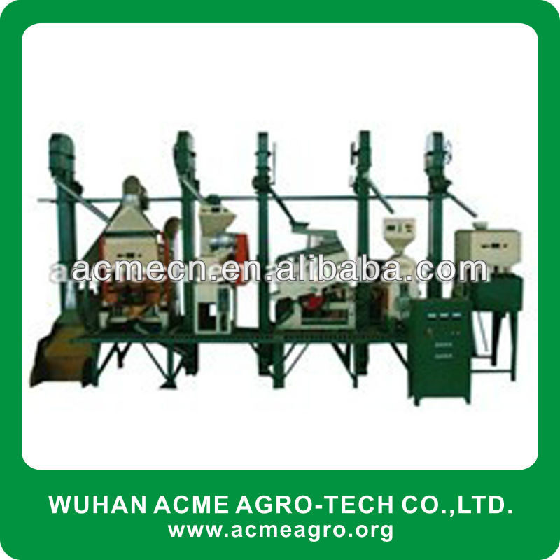 AMCT-30TPD Auto rice mill machinery price