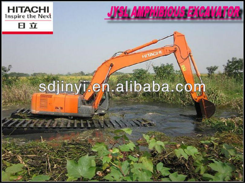 Amphibious excavator HITACHI ,canal dredger,river digger, JYSL-350