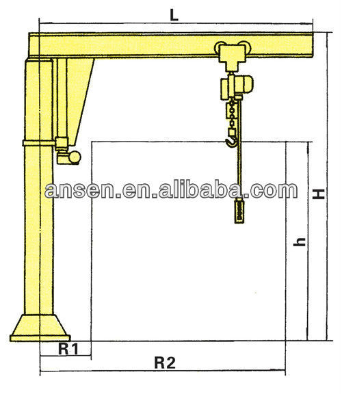 Anson 3t Jib Crane